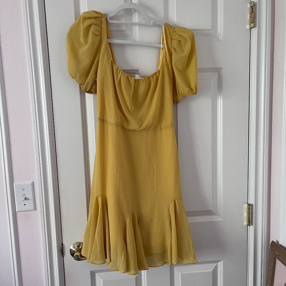 Yellow ASTR dress